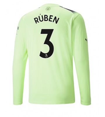 Manchester City Ruben Dias #3 Tredje Tröja 2022-23 Långa ärmar